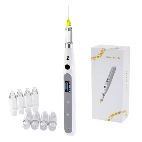 Wireless Smart Dental Anesthesia Injector LCD Display Oral Local Anesthesia Syringe Painless Pen Den