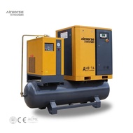 Factory price Screw Type Air Compressor 4kw 5 hp 5.5kw 7.5kw 220V 380V Electric Air Compressor With single phase and inv