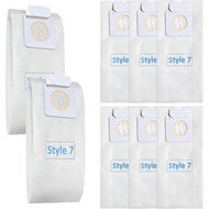 8 Pack Style 7 Vacuum bags Compatible with Bissell Upright Vacuum Cleaners, Part 32120,1739,71Y7,354