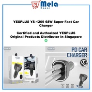 YESPLUS (Model: YS-1209) 68W Super Fast Car Charger
