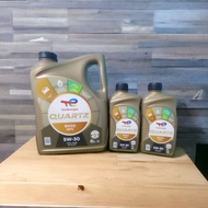 น้ำมันเครื่องสังเคราะห์เเท้ TOTAL QUARTZ 9000 NFC 5W-30 น้ำมันเครื่องล๊อตใหม่ เดือน 9 ปี 2025 ใช้ได้