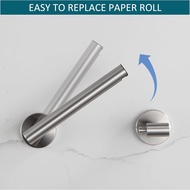 BVL Toilet Paper Holder Brushed Nickel Wall Mount Stainless Steel 304 Large Mega Roll OF8D