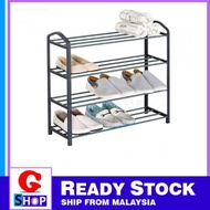 Rak kasut/DIY Assembly 4 Tier Shoes Rack rak rack kasut murah, kasut