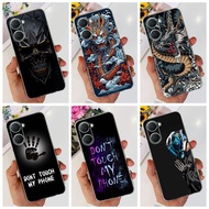 2024 Vivo Y03 Y02 Y02A Y02T Y02s Y11 Y12i Y12 Y15 Y17 Y100 5G Y200E Fashion Cool Dragon Pattern Soft