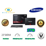 SAMSUNG 2TB 860 PRO  2.5" SOLID STATE DRIVE(MZ-76P2T0BW)