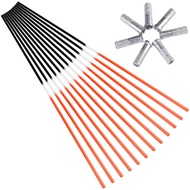 30inch Carbon Arrows Shaft Spine500 ID6.2mm Compound Recurve Bow Shooting DIY Arrows