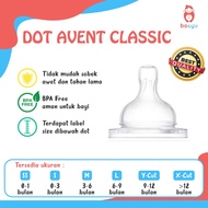 DOT UNTUK PHILIPS AVENT CLASSIC FEEDING NIPPLE / DOT AVENT / DOT AVENT CLASSIC / DOT BAYI BOTOL SUSU