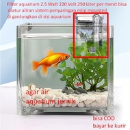 2.5 Watt 220 aquarium Filter 250 LiterVOLT per minute can be adjusted to the flow of a mini Filter s
