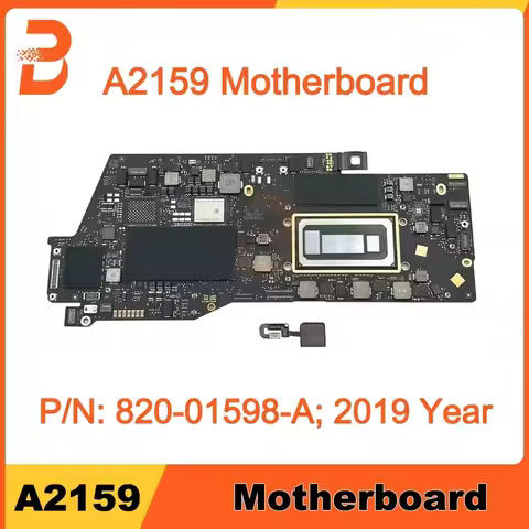 Original For MacBook Pro Retina 13" A2159 Motherboard Logic Board 820-01598-A i5 i7 1.4 1.7 GHz 8GB