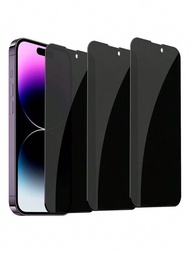 3 Piezas Protectores De Pantalla De Privacidad De Cobertura Completa Para Lphone 15 14 13 12 11 Proxs Max Película De Privacidad Cristal Protector Para Lphone Xr X 6 7 8 Plus