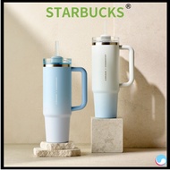 [Starbucks x Stanley] Tumbler SS Quencher Blue White Tumbler 887ml Bottle