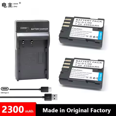 D-Li90 DLi90 Battery charger for Pentax K01 K1 K3 K5 K5D K7 K7D 645D 645Z K12 K52S K52 K32 K33 K-01 