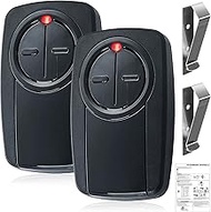 KLIK5U-BK2 KLIK3U-BK Clicker - Universal 2 Button Garage Door Opener Remote for Chamberlain LiftMast