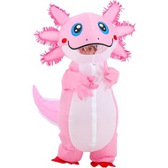 Inflatable Axolotl Costume for Kid, Funny Axolotl Suit, Full Body Animal Costumes, Blow up Costumes 