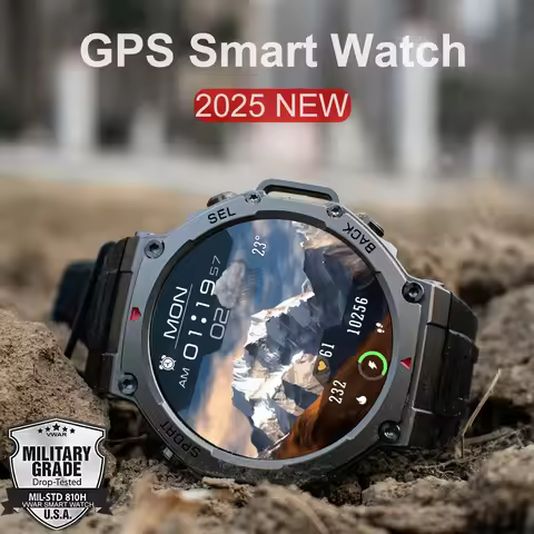 Original T-Rex 3 GPS Smart Watch 5ATM IP69K Waterproof Built-in Compass Military Sports Smartwatch M