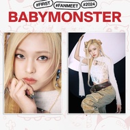 愿望BABYMONSTER海报 BABYMONS7ER专辑周边画报 SHEESH 宝怪 角妹BI1217