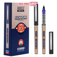 (Box of 12) Baoke BK111 Signing Pen, 0.5mm Fine Line Writing Pen 3 Colors Gel Ink