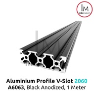 Aluminum Profile Extreme/ A6063 V Slot 2060 Linear Rail Black