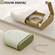 Braces Box Portable Mouth Guard Box Retainer Case Oral Aligner Box Teeth Storage Orthod Denture Clea