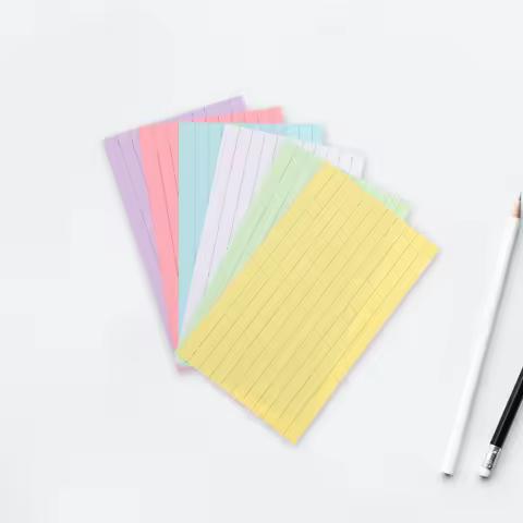 300 Sheets Colored Index Cards Blank Lined Flash Cards for Students Teachers DIY Crafts Index Card B