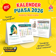 KALENDER MEJA PUASA & HADIST HADIST MOTIVASI 2026