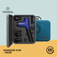 Yesoul Portable Massage Gun MG20 3.2K RPM Brushless Motor 10mm Deep Tissue 6 Heads USB-C Fast Charg