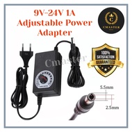 9V-24V 1A Adjustable Power Adapter AC100-240V to DC Universal Adapter 9-24V 1A Adjustable Power Supp