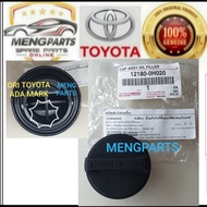 ORIGINAL 💯% TOYOTA ENGINE OIL CAP PENUTUP MINYAK HITAM  ALTIS  CAMRY HARRIER VELLFIRE VIOS 12180-0H0