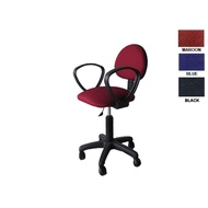 Kerusi Pejabat Beroda | Office Typist Swivel Chair with Armrest Gaslift