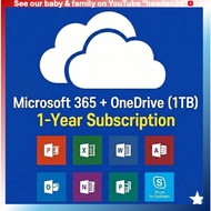 Microsoft 365 Personal 1-Year Genuine Retail | Copilot (AI) Included | 1TB OneDrive | 1 User (Sign i