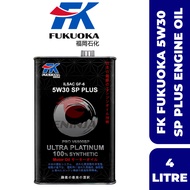 【100% ORIGINAL】FK FUKUOKA Pro V6500SP 5W30 Fully Synthetic SP 4L Ultra Platinum Engine Oil For Proto
