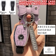 durable Mercedes-Benz car key cover for CLA/CLS/C/A/E/S class/GLA/GLC/GLK styles car remote key case