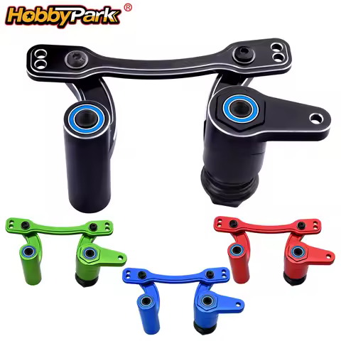 HobbyPark Aluminum Steering Bell Crank Set Servo Saver Replace for Arrma 1/8 Kraton/Notorious/Mojave