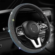 【CW】 New Design Steering Wheel Cover Glitter Rhinestones Sparkling 15 Inch Accessories for