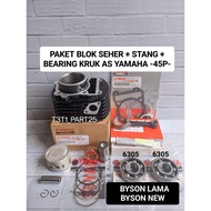Piston block package + handlebar + bearing (45P) old Byson/new Byson