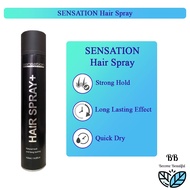 Sensation Hair Spray 420ml Rambut Spray Unisex Styling Spray strong hold Easy Wash