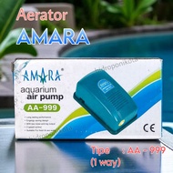 MESIN AMARA Aerator Type AA999 1 Ways - Aquarium Aerator Machine