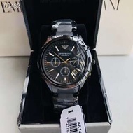 【EMPORIO ARMANI】手錶AR1452 亞曼尼經典時尚陶瓷計時男錶