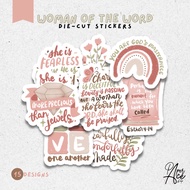 15 pcs. Woman of the Word stickers | DC009 | bible, faith, journaling stickers, paperace