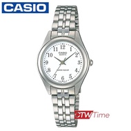 Casio Standard นาฬิกาข้อมือผู้หญิง สายสแตนเลส รุ่น LTP-1129A-7BRDF (หน้าปัดสีเงินตัวเลข)