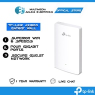 TP-LINK AX1800 EAP615 Wall Plate WiFi 6 Access Point