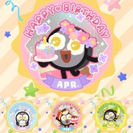 26 New Style Zhou Shenzhou Coco Merchandise January April Birthday Badge Friends Girlfriends Gifts C