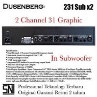Dusenberg Eq 231 Sub Equalizer HDX2 Original 2-year Official Warranty