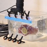 Blulu 8 Pack Klip Memasak Sous Vide untuk Peranti Peredaran Celup, Klip Sous Vide untuk Memastikan B