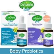 Culturelle Baby Probiotics Grow + Thrive + Vitamin D Drops with Vitamin D, Gluten Free Non-GMO (9ml)