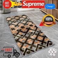 Runner Mat Long Carpet Anti-Slip Carpet Hallway Kitchen Home Foot Mat Waterproof & Easy to Clean