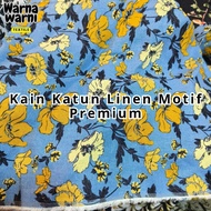 Premium Linen Fabric Premium Patterned Linen Fabric / Patterned Linen Fabric Linen Fabric