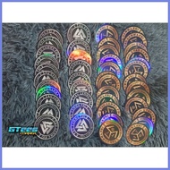 ∇ ☽ ▥ TAU GAMMA PHI TAU GAMMA SIGMA TRISKELION STICKER