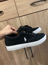 全新 POLO 混真皮帆布鞋 Ralph Lauren uk5 eur38 cm24.5女鞋 男童款