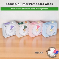 NELNA Focus On Timer Pomodoro Study Timer 4Color
